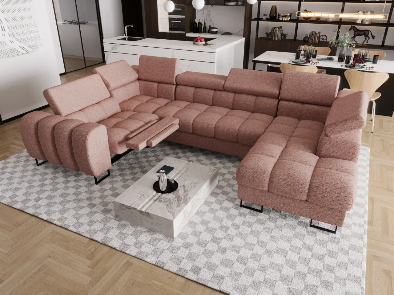 Billede 13 - ASPER MAX II RELAX HJØRNESOFA 198x350x170 CM