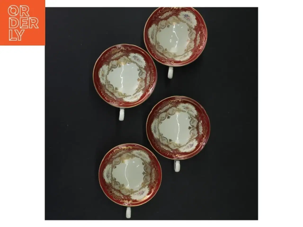 Billede 2 - Sæt af porcelænskopper med håndtag (str. Ø 10 cm)