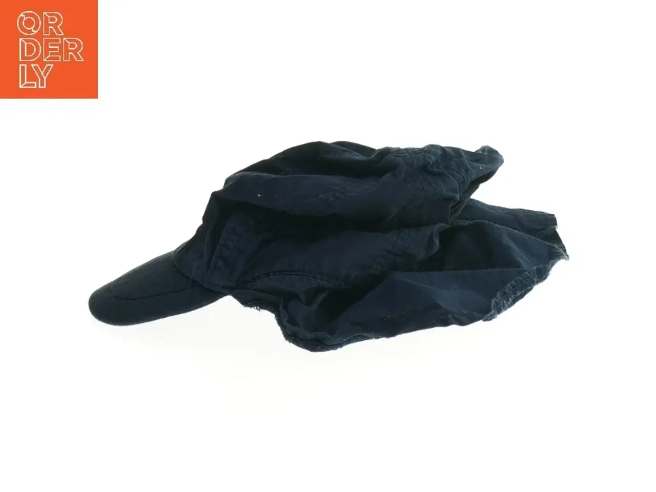Billede 2 - Mørkeblå kasket med nakkeskygge (str. 30 x 23 cm)