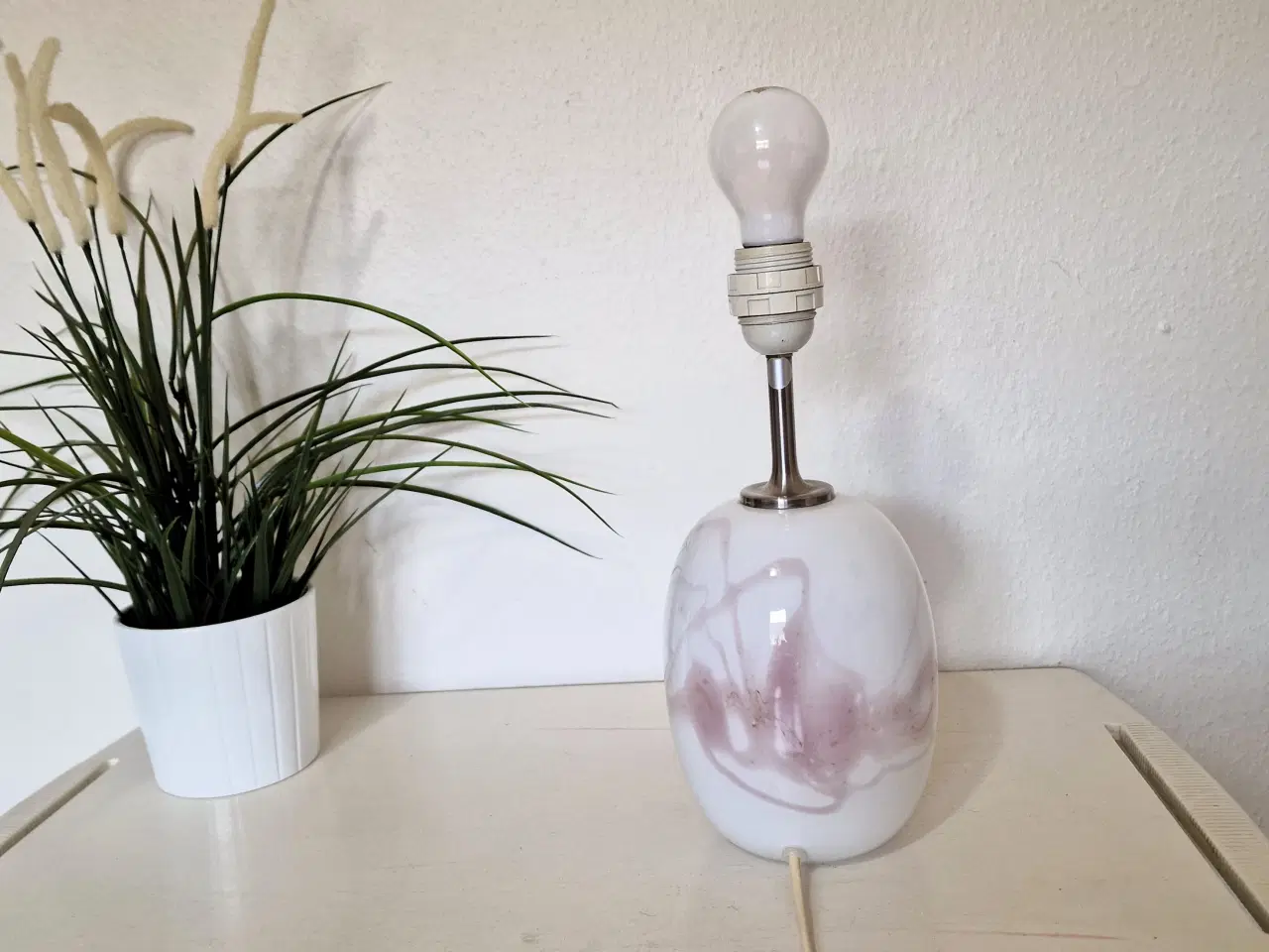 Billede 4 - Holmegaard Art Glas Bordlampe.