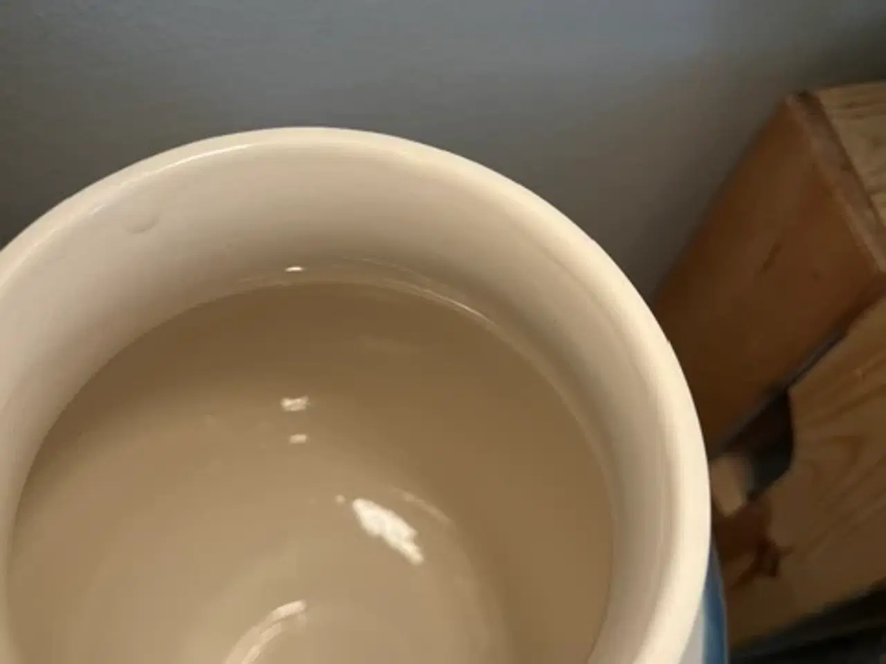 Billede 5 - Stor Kähler Omaggio vase - højde 30,5 cm lyseblå