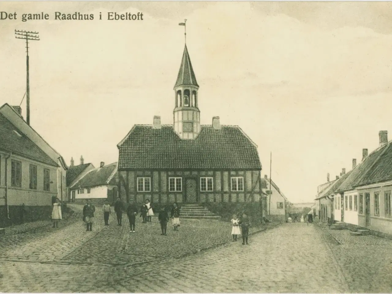 Billede 1 - Ebeltoft. Det gamle Raadhus, 1910