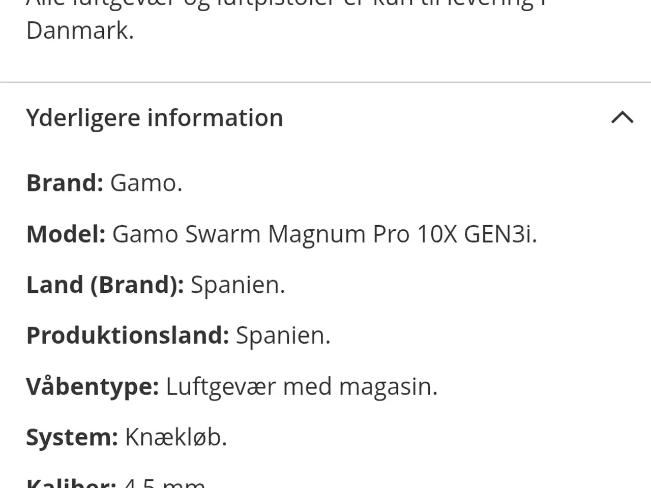 Billede 10 - Gamo Swarm Magnum Pro 10X GEN3i nyt med tilbehør.