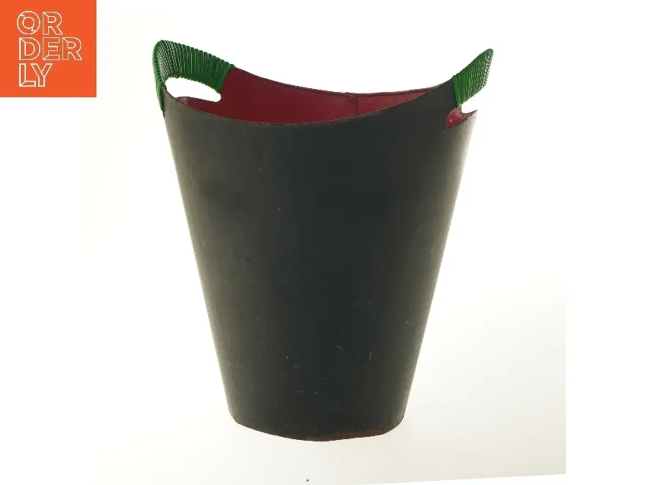 Billede 1 - Vintage skraldespand med håndtag (str. Ø 16,5x Ø 13x34 cm)