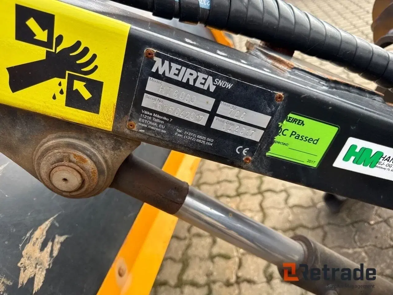 Billede 5 - - - - Snerydningsudstyr MEIREN Snow HT 3000