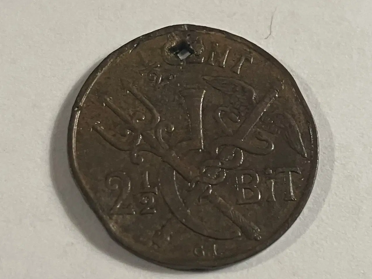 Billede 1 - 1/2 cent 2 1/2 bit Dansk Vestindien 1905