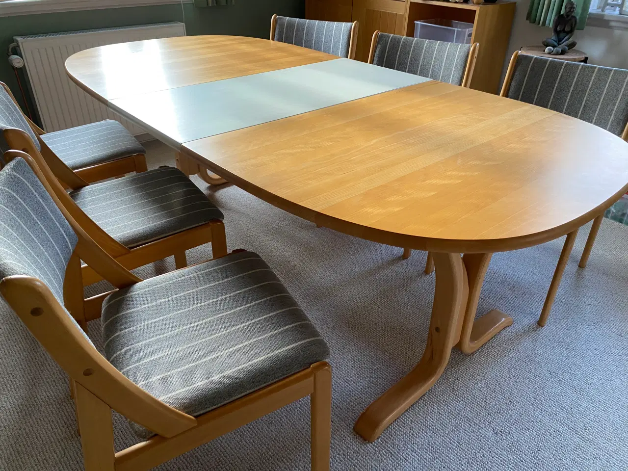 Billede 4 - ⭐️ SKOVBY Bord m. 6 Danske Stole (1988)