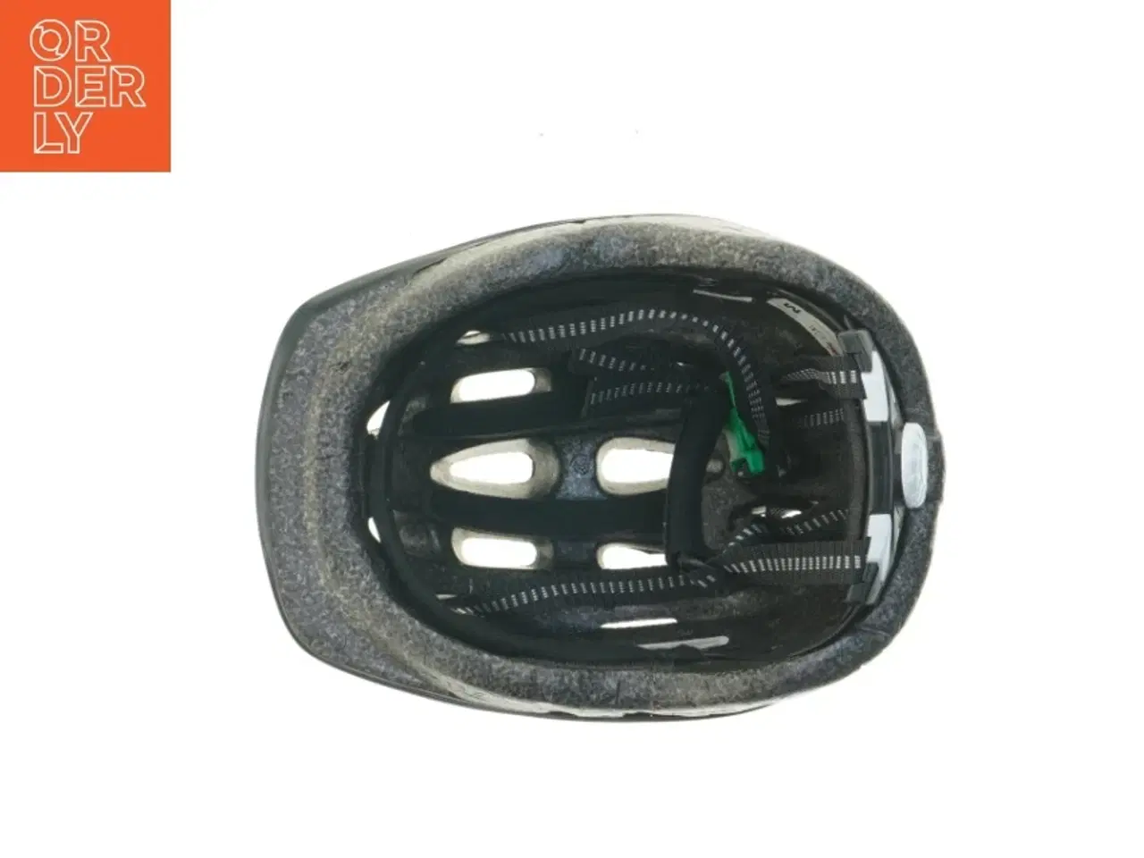 Billede 5 - Cykelhjelm med gul og sort flamme design fra Biltema (str. m)