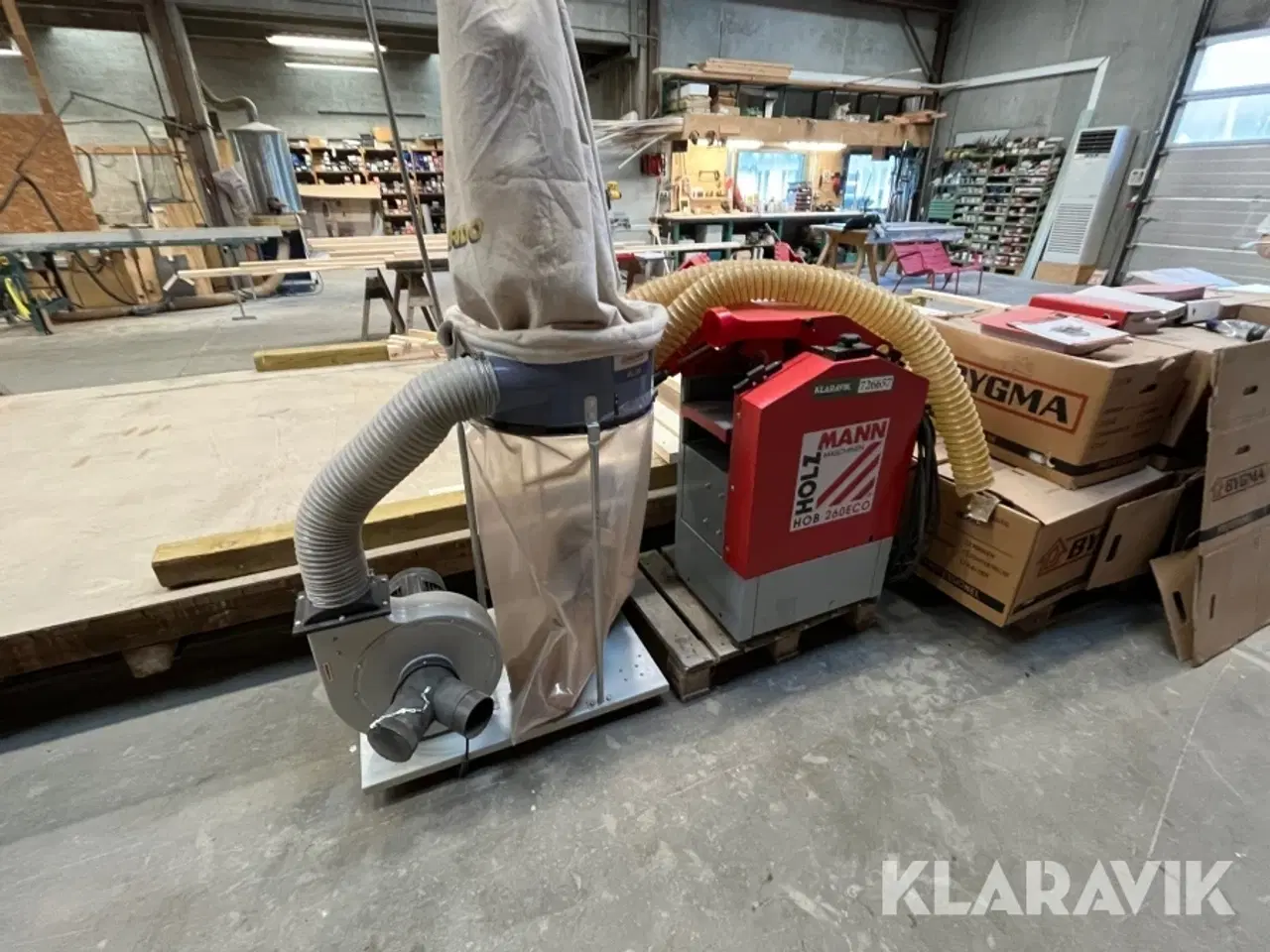 Billede 1 - Høvle maskine Holzmann HOB260ECO & spånsuger