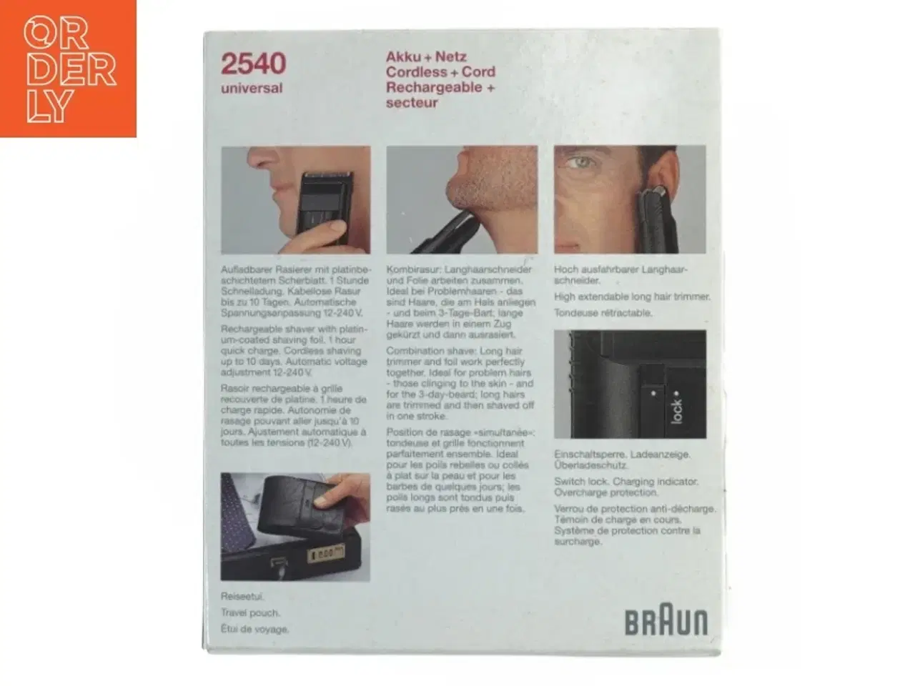 Billede 5 - Braun kombinationsshaver fra Braun (str. 17 x 14 x 5 cm)