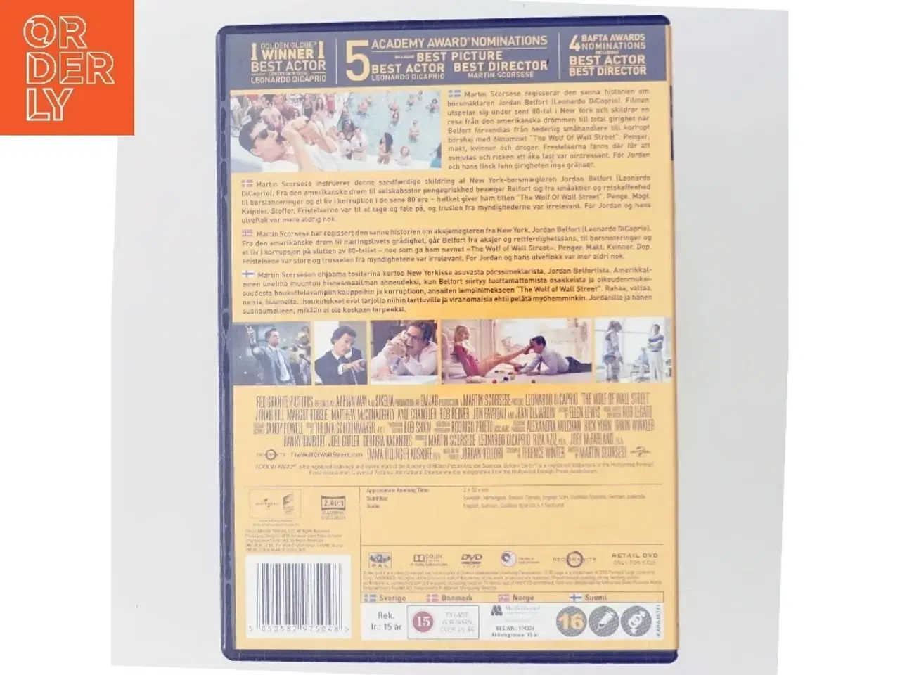 Billede 3 - The Wolf Of Wall Street med Leonardo DiCaprio (DVD)