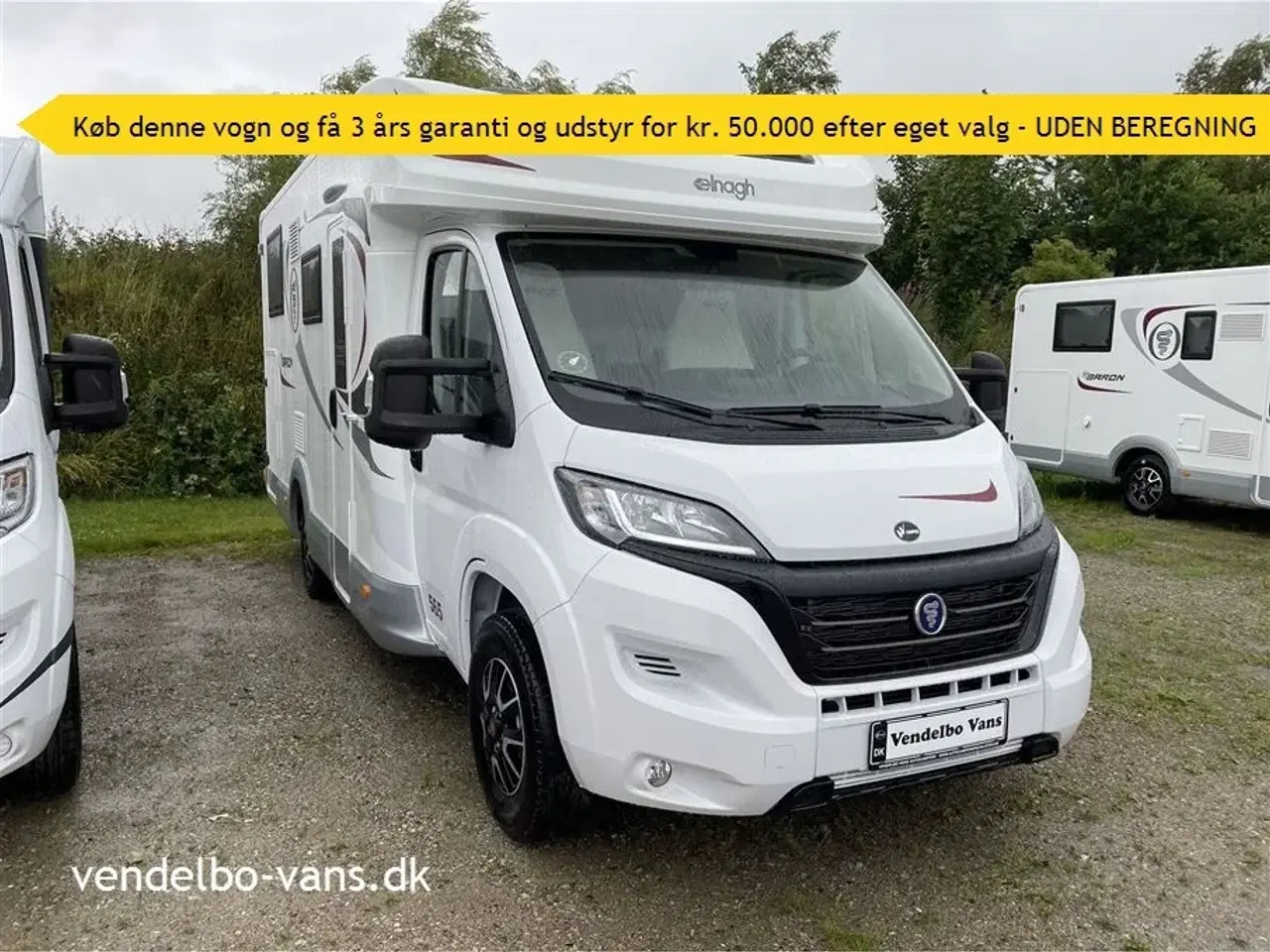 Billede 1 - 2023 - Elnagh Baron 565   Enkeltsenge over garagen og el-hæve/sænkeseng over siddegruppen - 5 S. selepladser