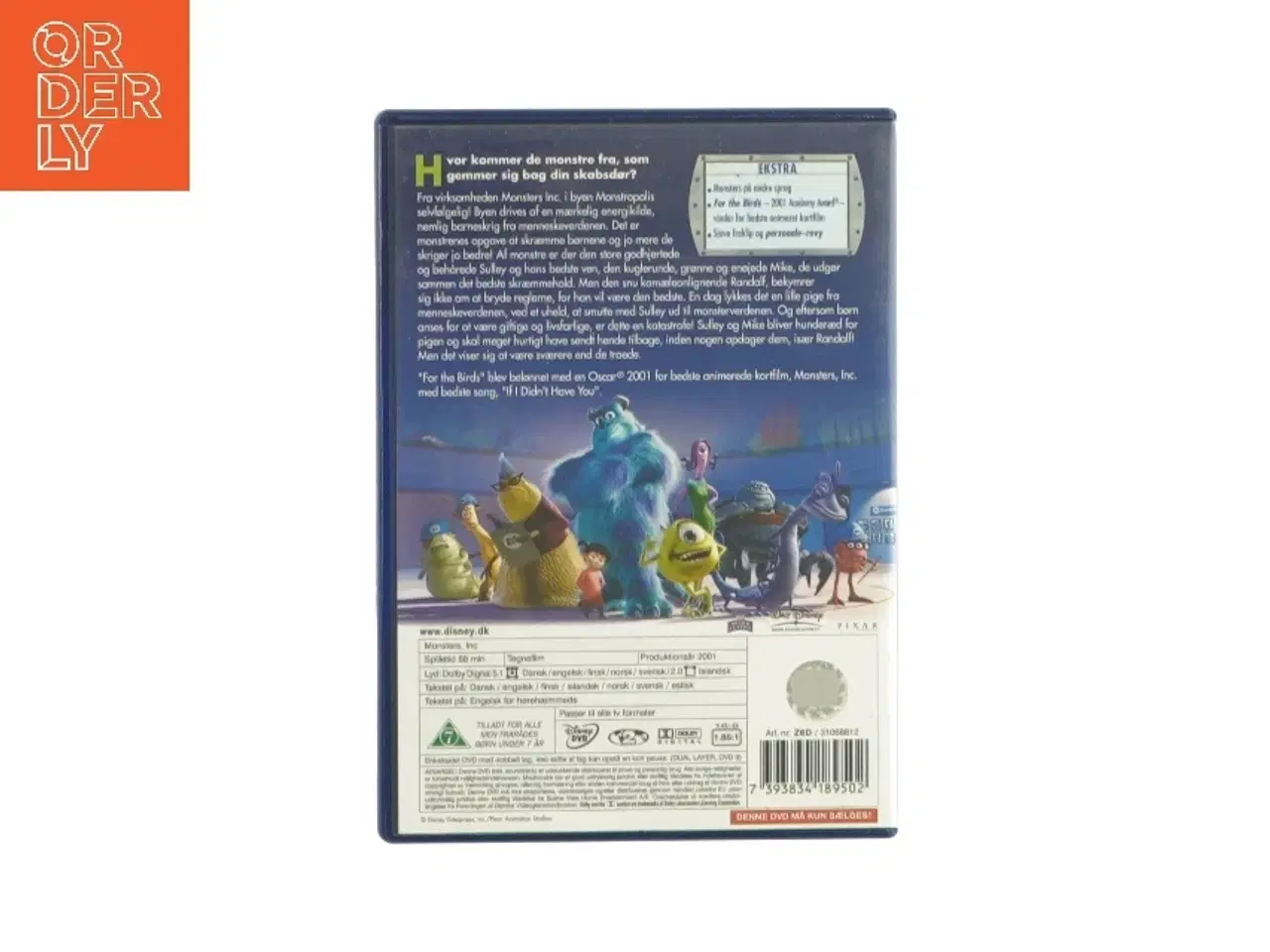Billede 2 - Monsters inc (DVD)