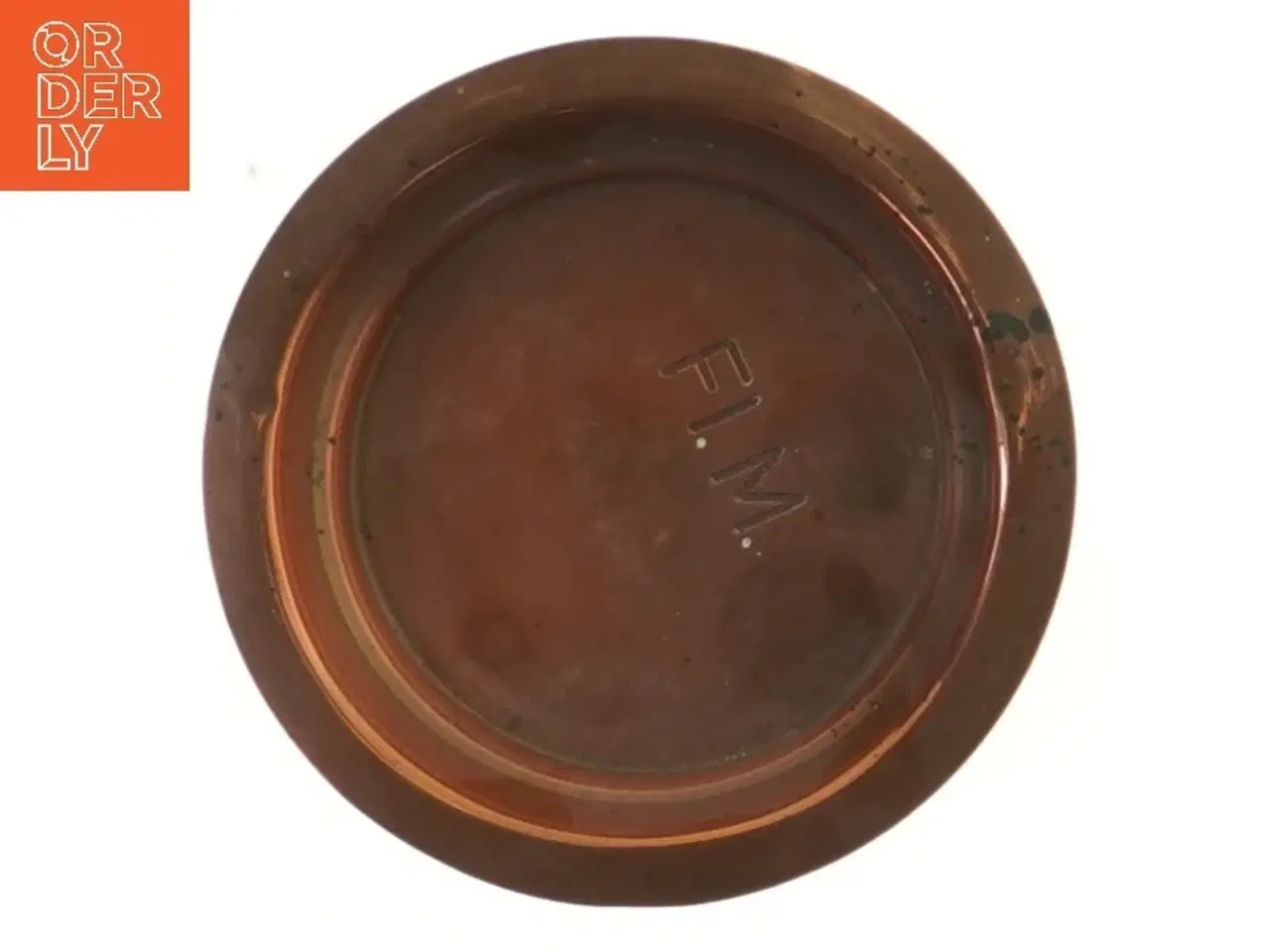 Billede 3 - Kobberkop med underkop (str. 11x8,5 og 13 cm)