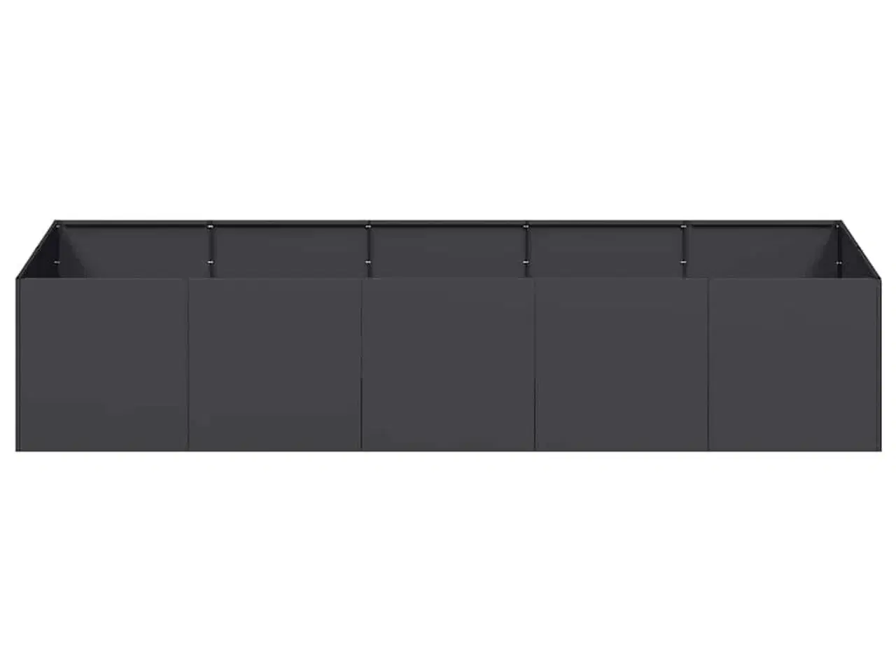 Billede 4 - Plantekasse 200x80x40 cm stål sort
