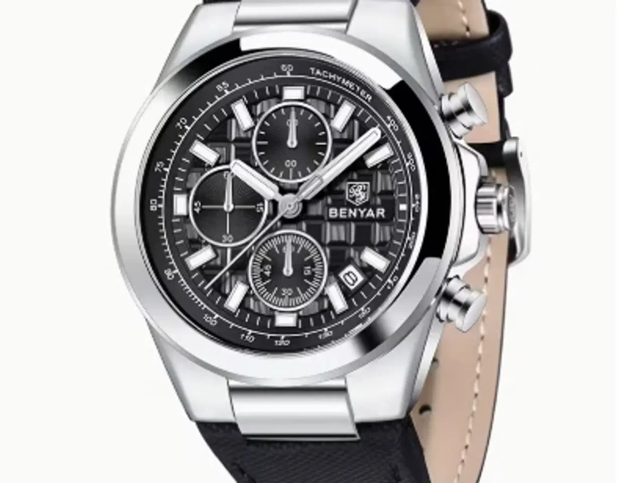 Billede 2 - Herreur med læderrem - NYT