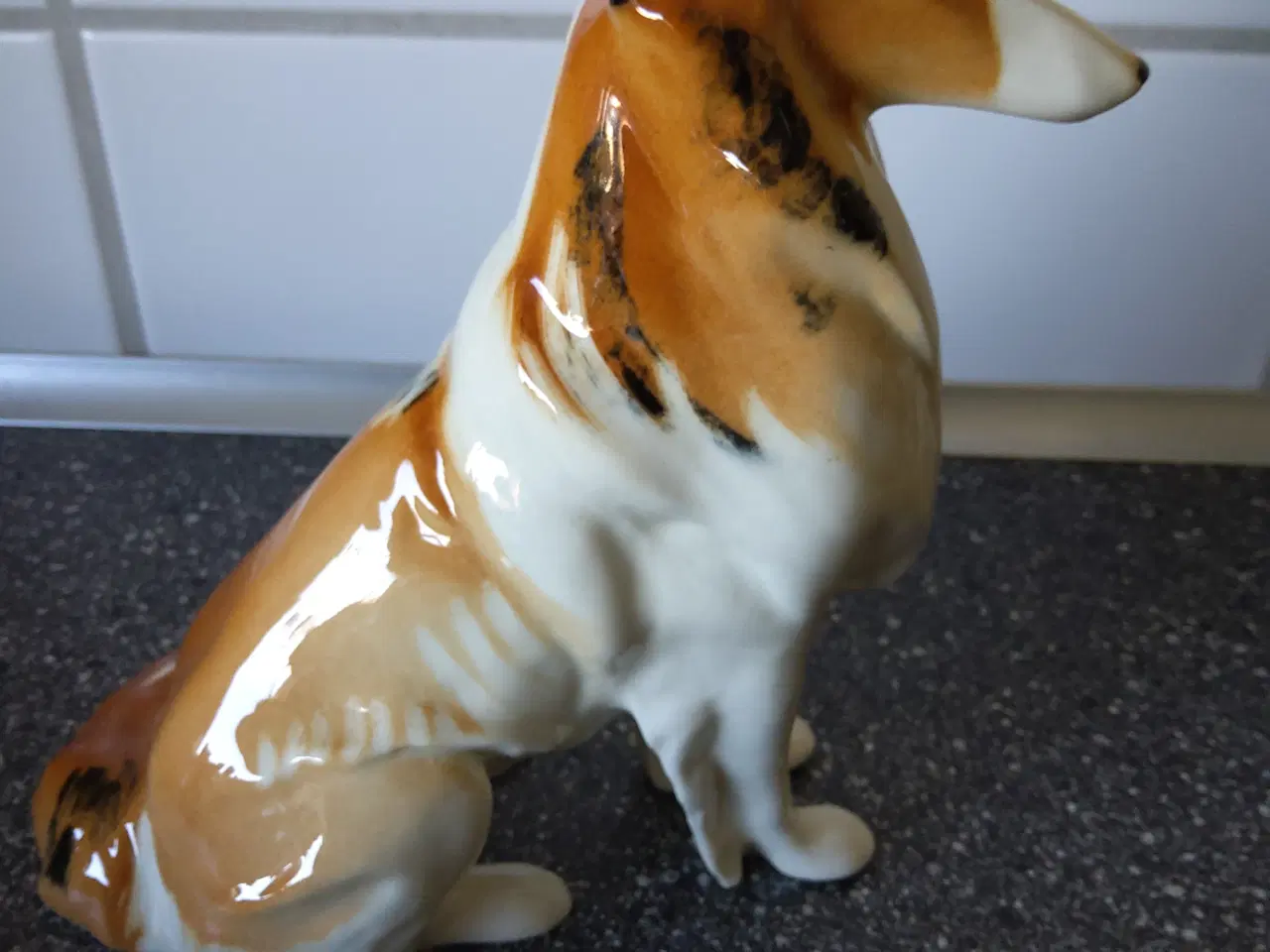 Billede 2 - Porcelæn Figur hund Collie 