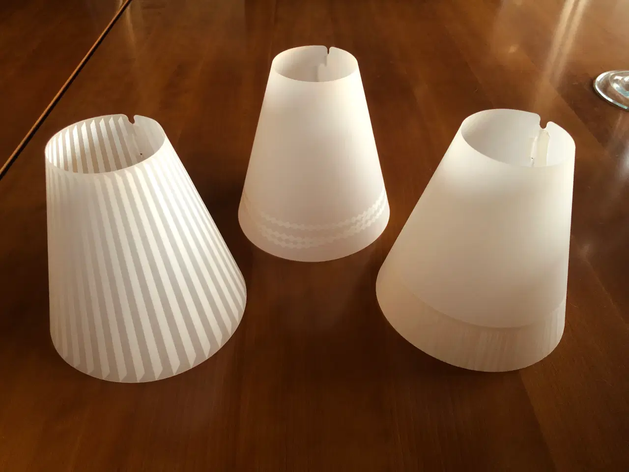Billede 1 - Lampeskærme til vinglas - Helene Stripe