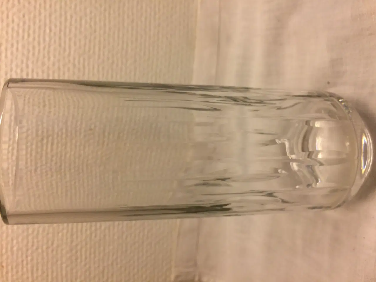 Billede 1 - Vase glas med et flot stribe mønster