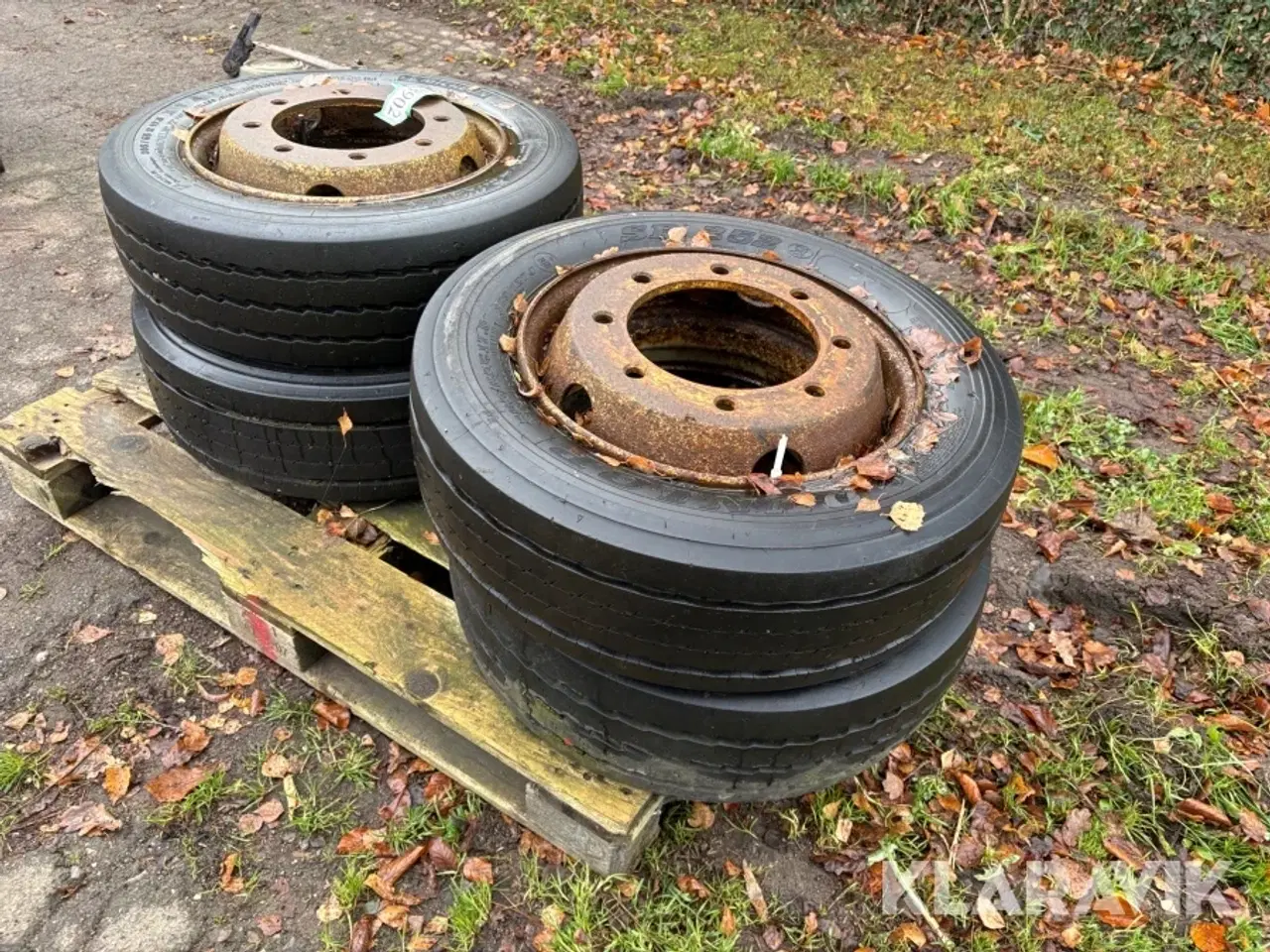 Billede 4 - Dæk med fælg Dunlop og michellin