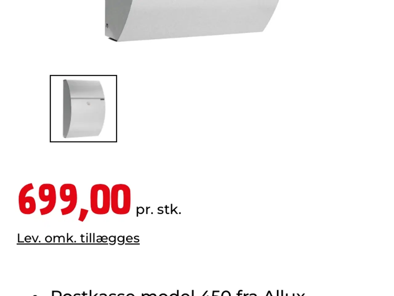 Billede 6 - Allux 450 postkasse 