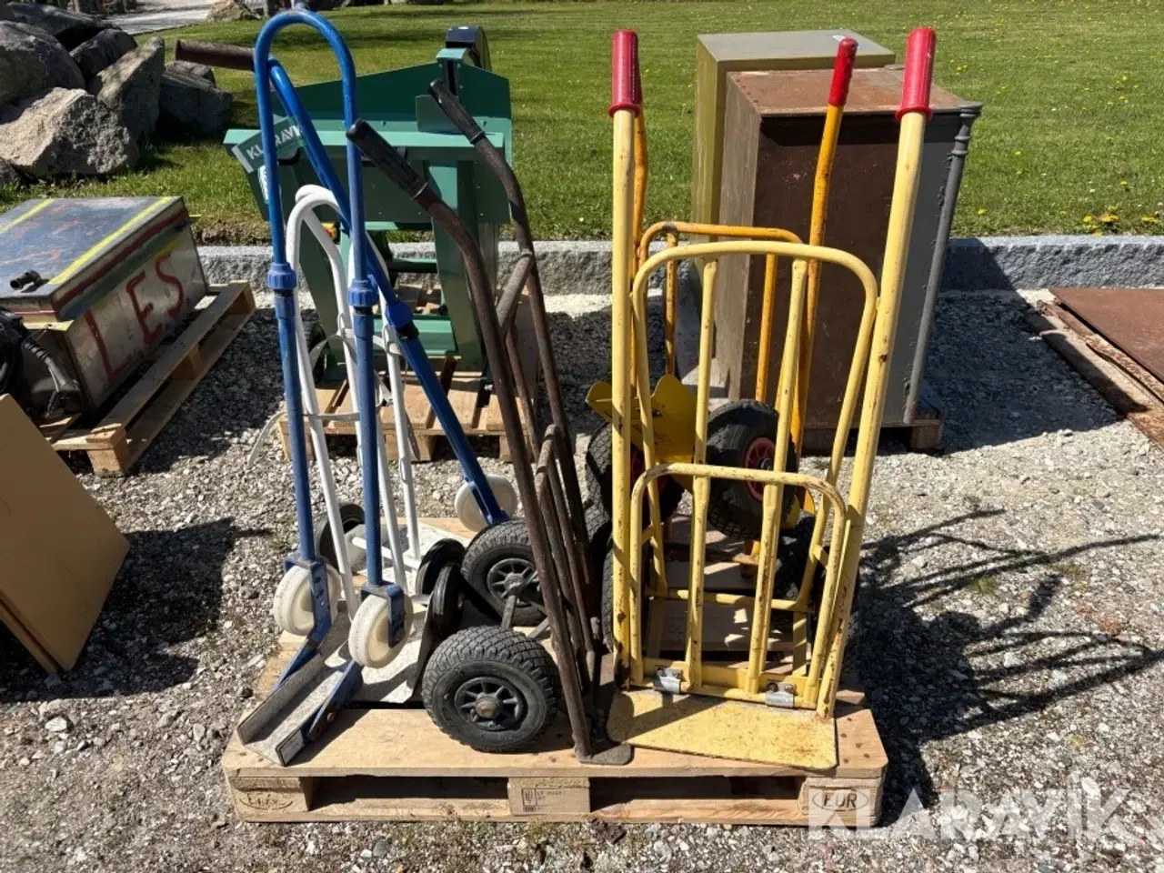 Billede 1 - parti sækkevogne og transportvogne