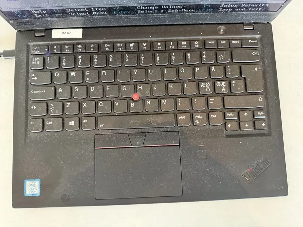 Billede 1 - Bærbar computer LENOVO X1 Carbon 6th Gen.