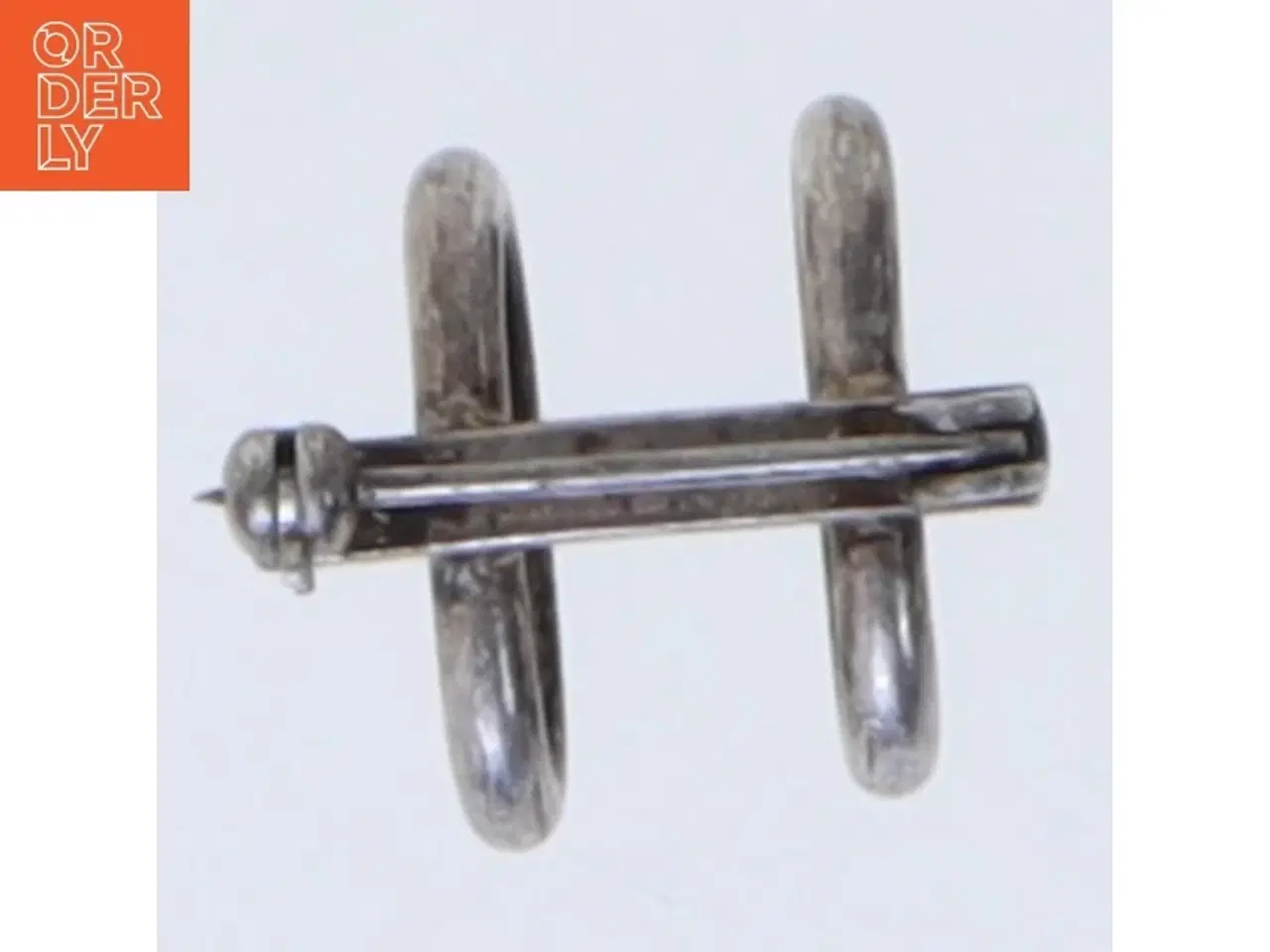 Billede 2 - Vintage sølvbroche (str. 2 cm)