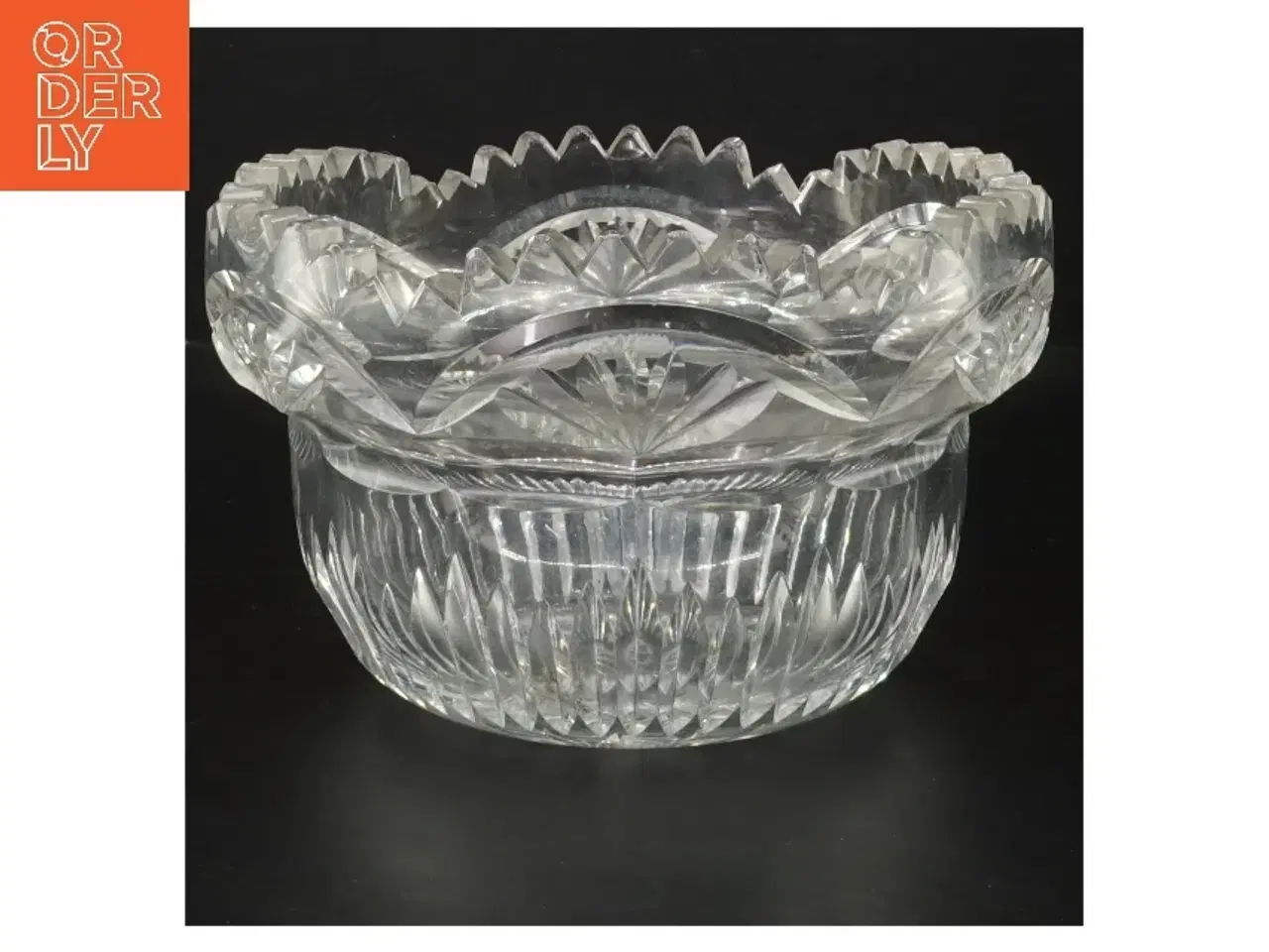 Billede 1 - Flot krystal skål (str. Ø 17,5 cm højde 11,5 cm)