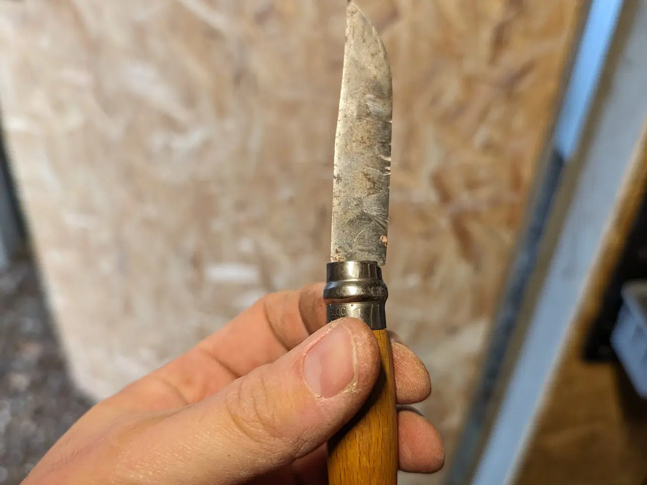 Billede 1 - Opinel Foldekniv No 8, 8,5 cm. Bøg