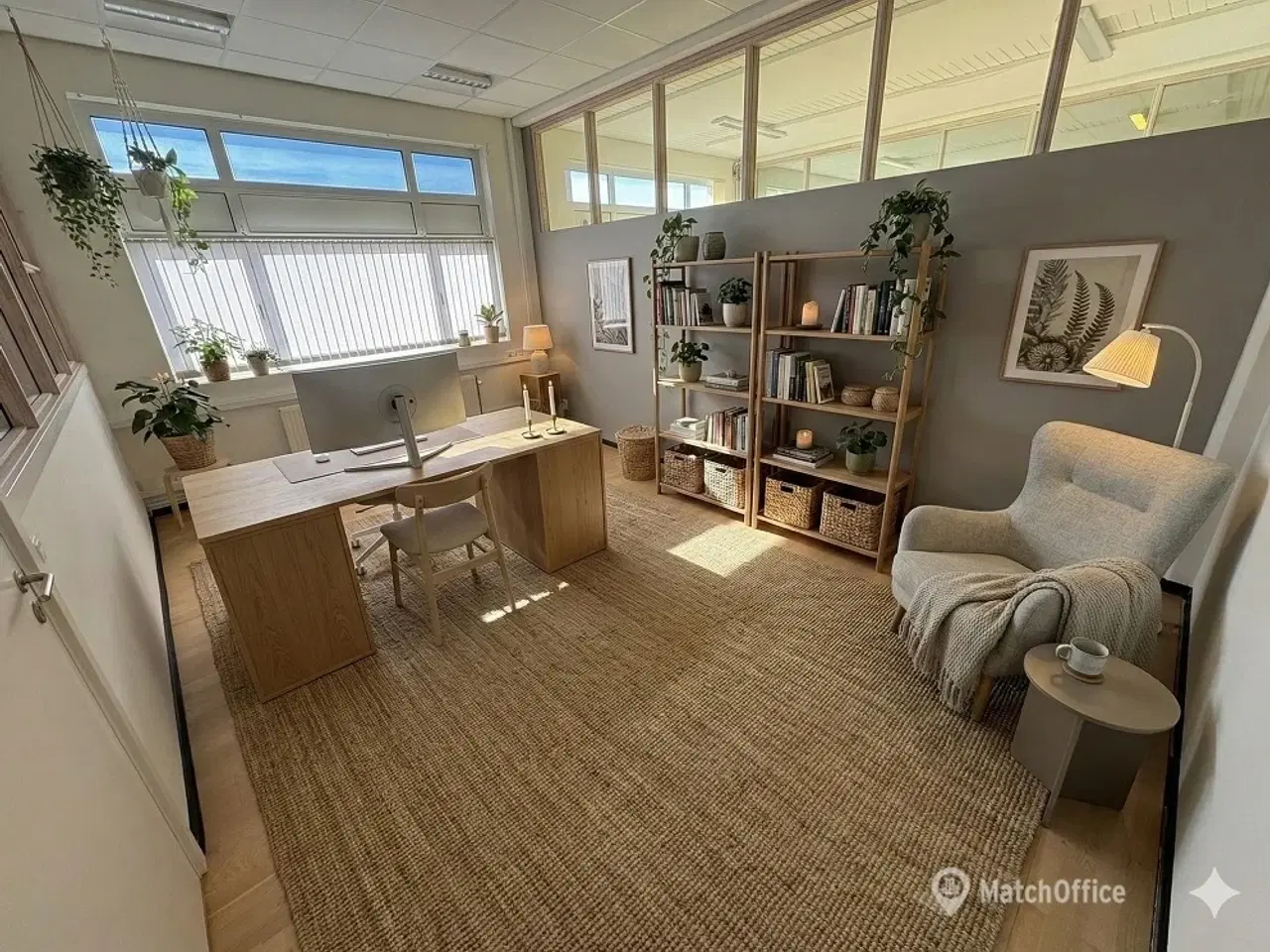 Billede 1 - Attraktivt kontorlejemål i kreativt kontorfællesskab på Glasværket