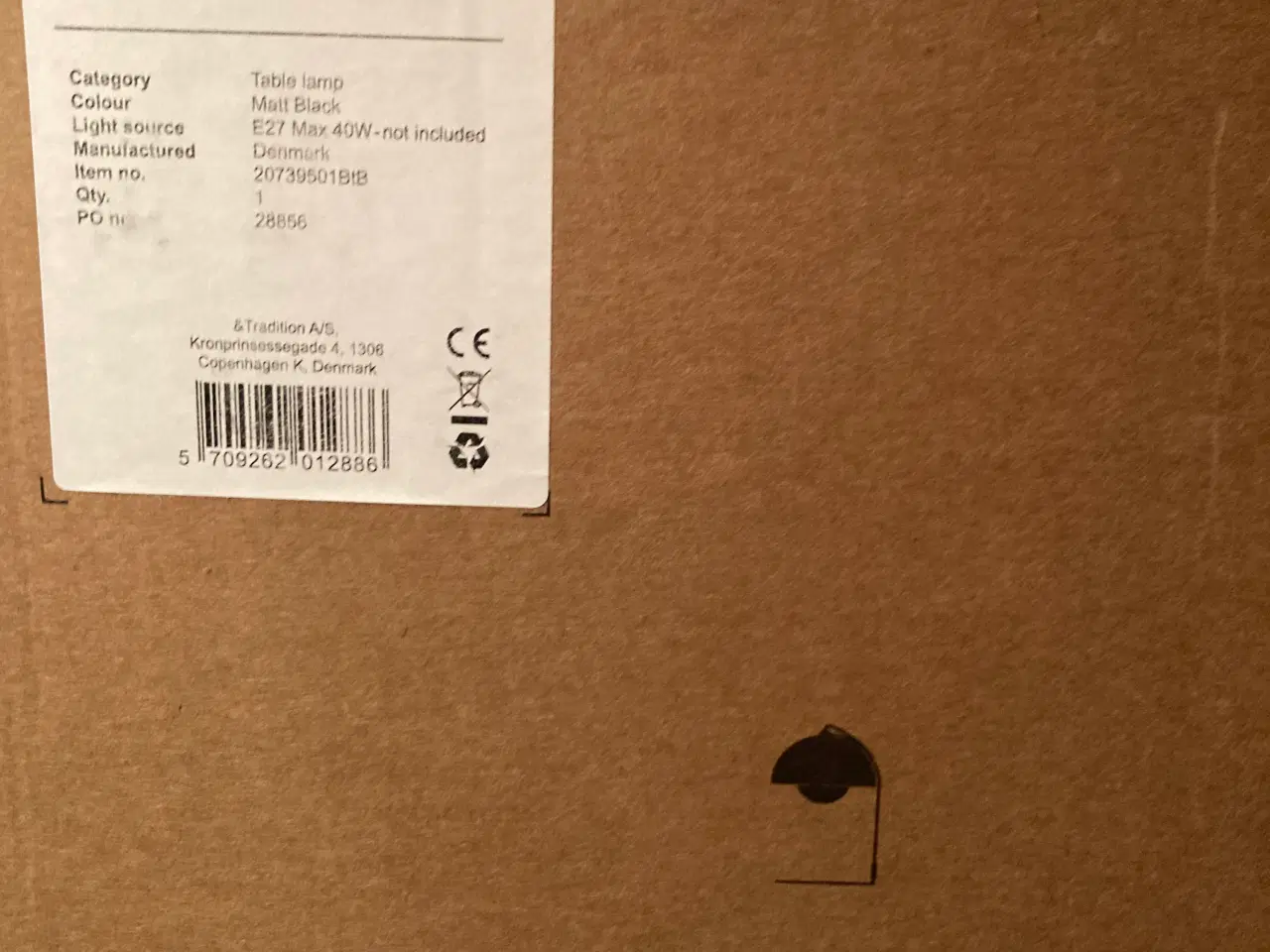 Billede 4 - Verner Panton VP4 Flowerpot bordlampe.Bud modtages