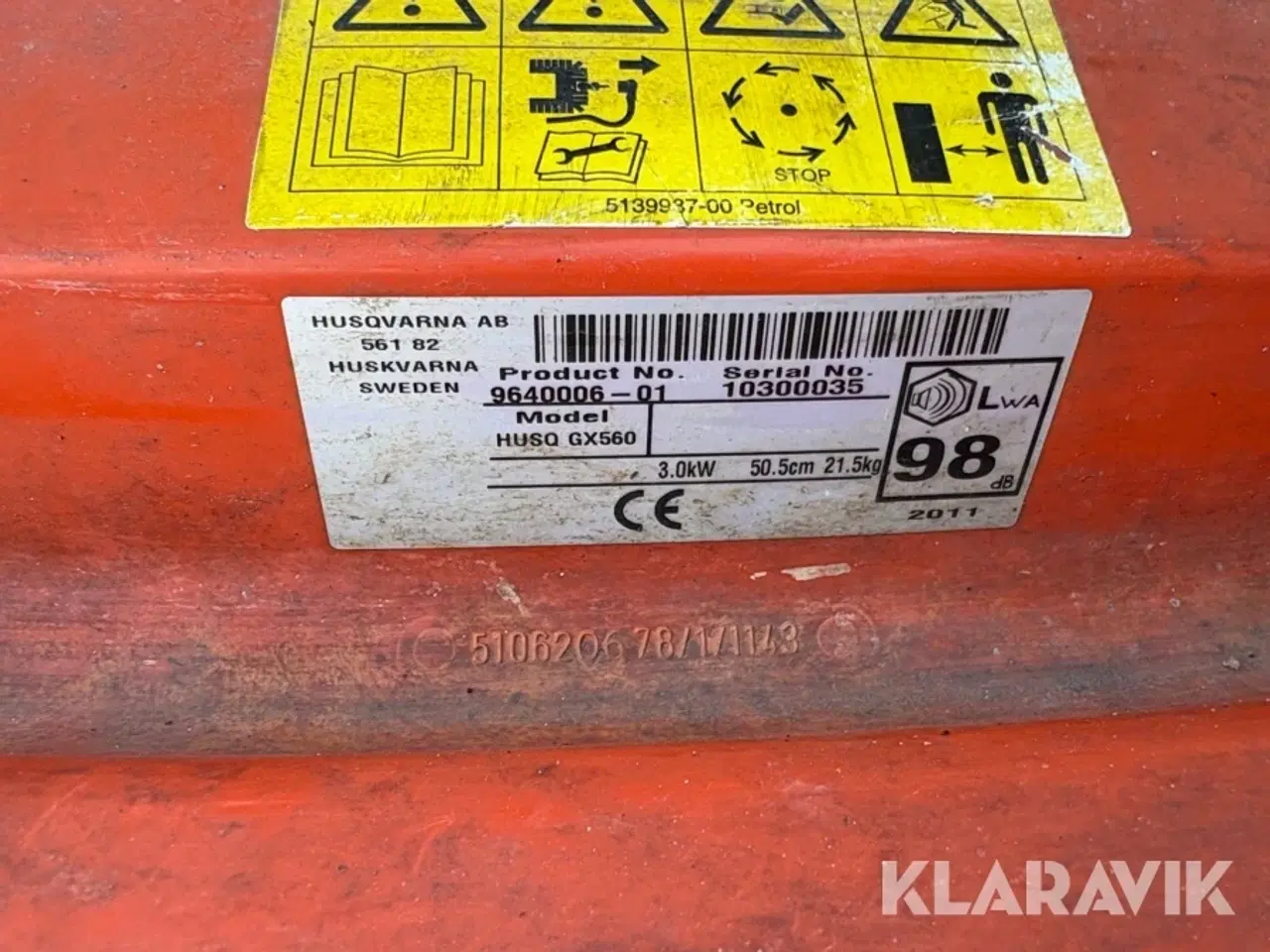 Billede 10 - Luftpudeklipper Husqvarna HUSQ GX560