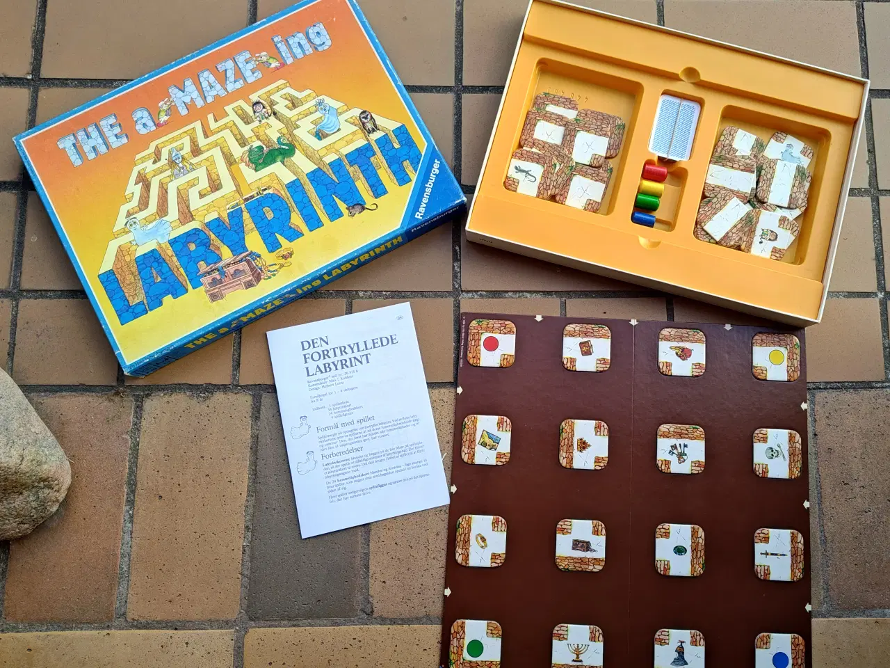 Billede 2 - Det Gamle Retro Den fortryllede labyrinth Brætspil