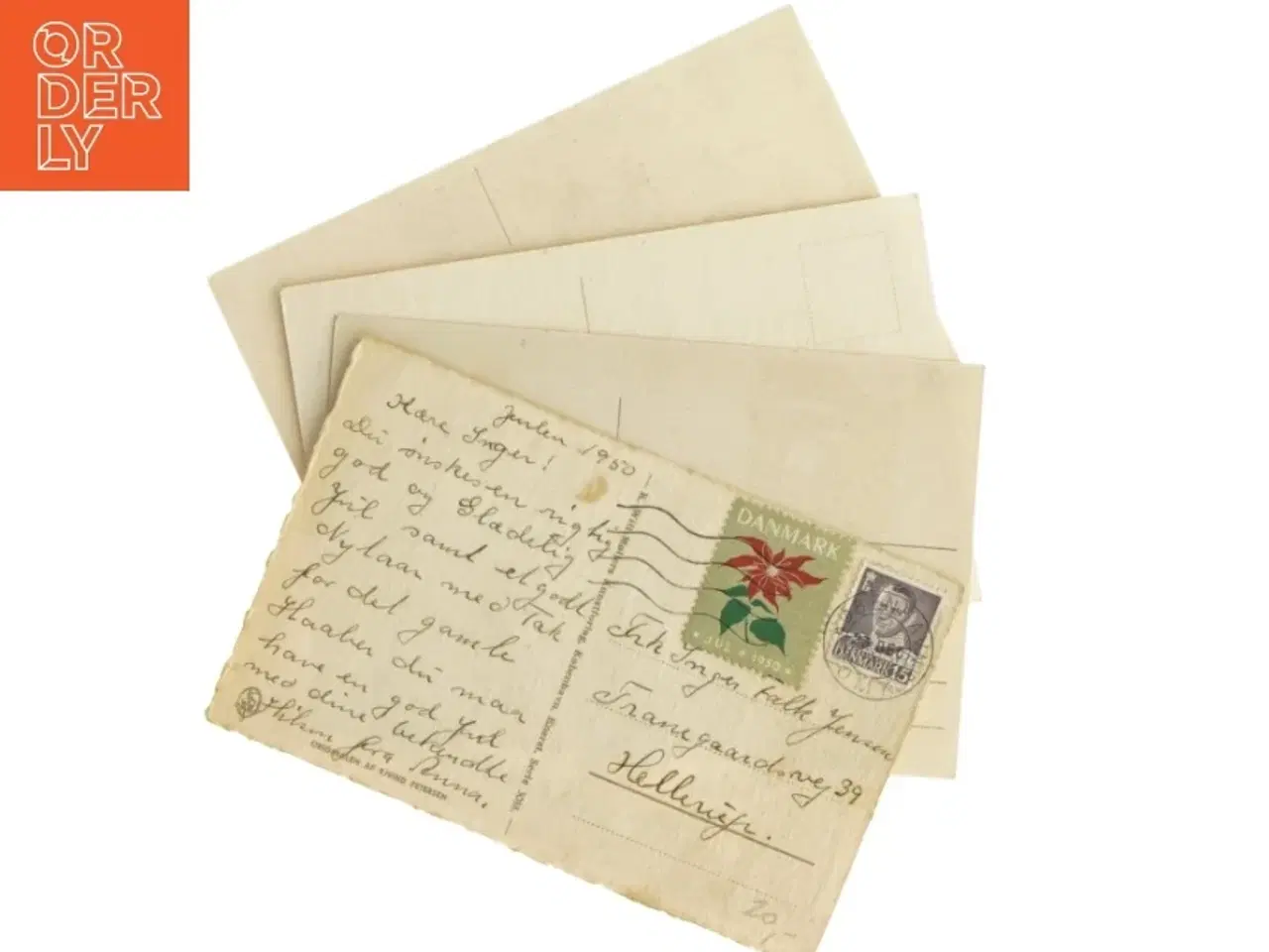 Billede 2 - Gamle postkort (4 stk) (str. 14 x 9 cm)