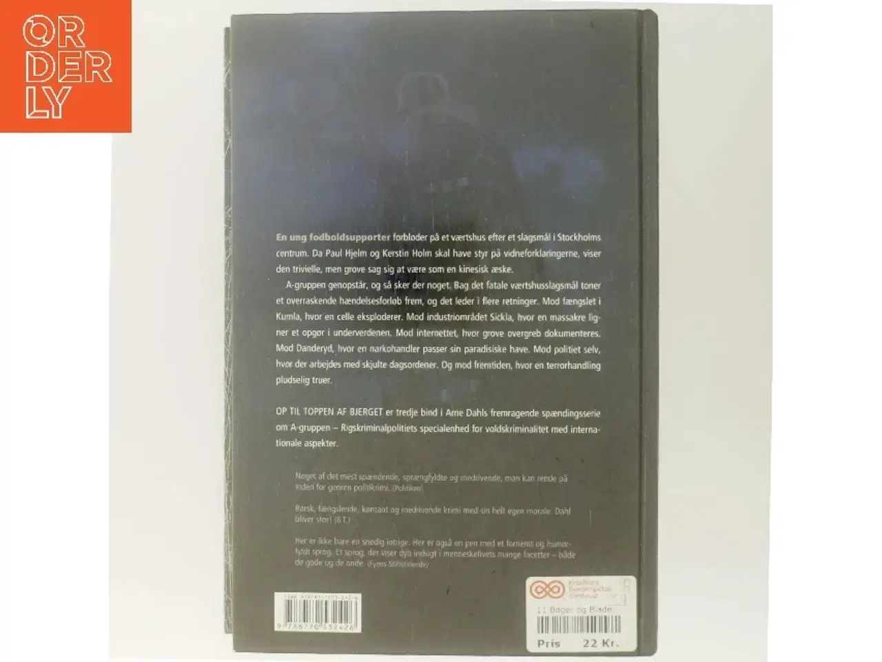 Billede 3 - Op til toppen af bjerget af Arne Dahl (f. 1963) (Bog)