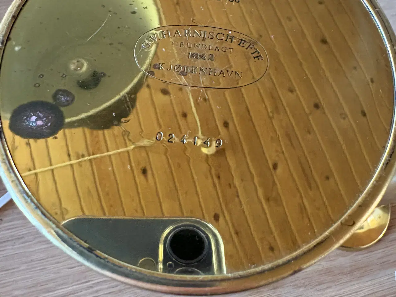 Billede 3 - Messing Lysestager af G. V. Harnisch EFTE.