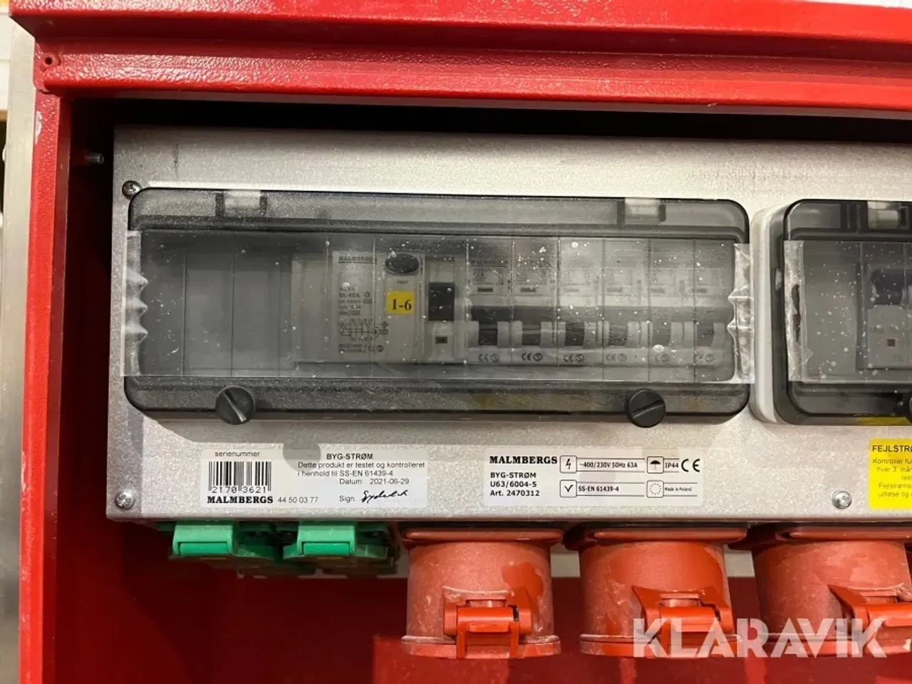 Billede 8 - El boks Malmbergs U63/6004-5