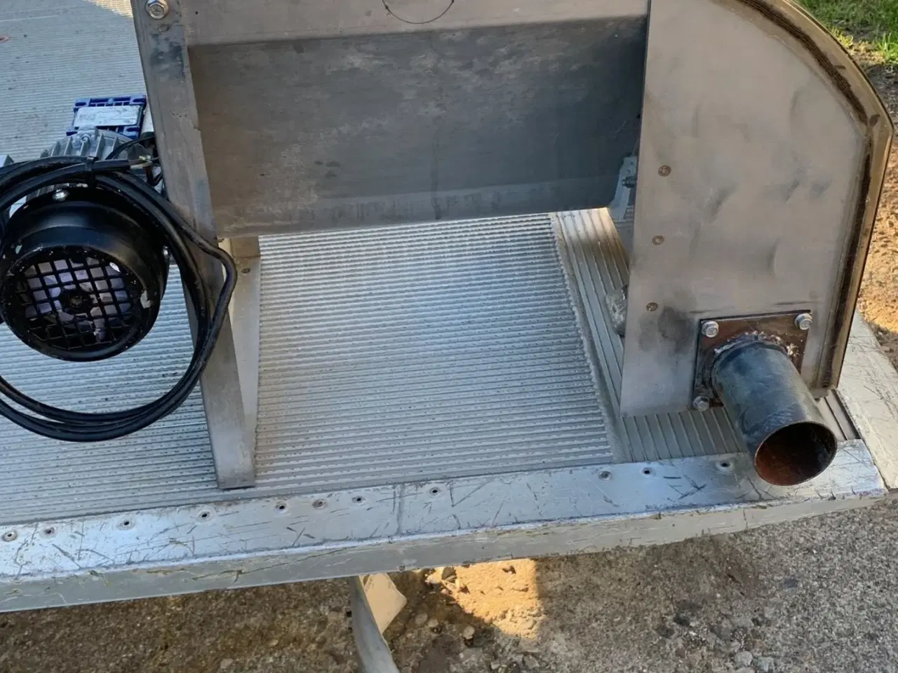 Billede 2 - Skiold . Skiold Optagerstation Ø 50,8 med gearmotor, udført i rustfri Stål