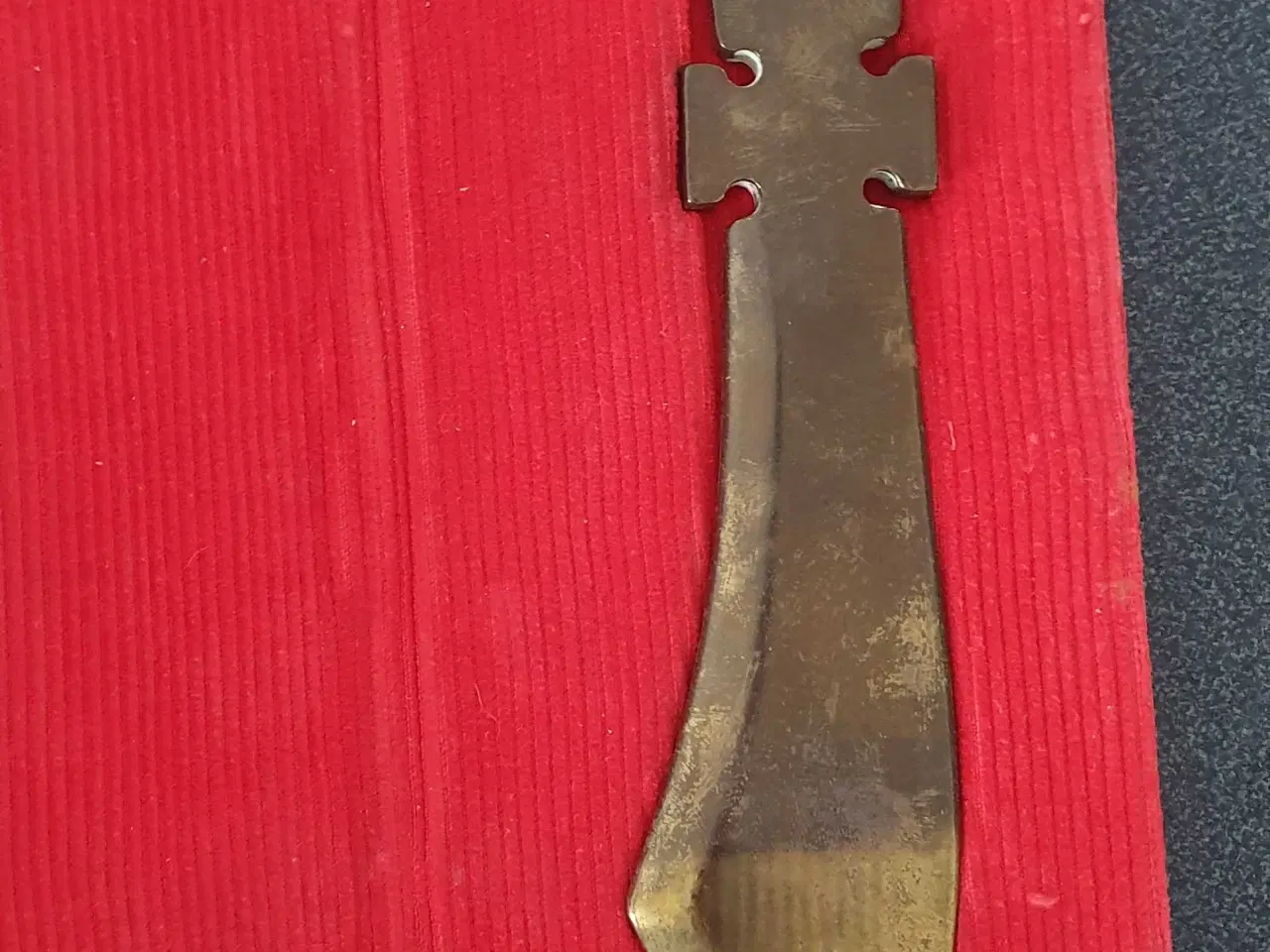 Billede 1 - Papirkniv i messing.