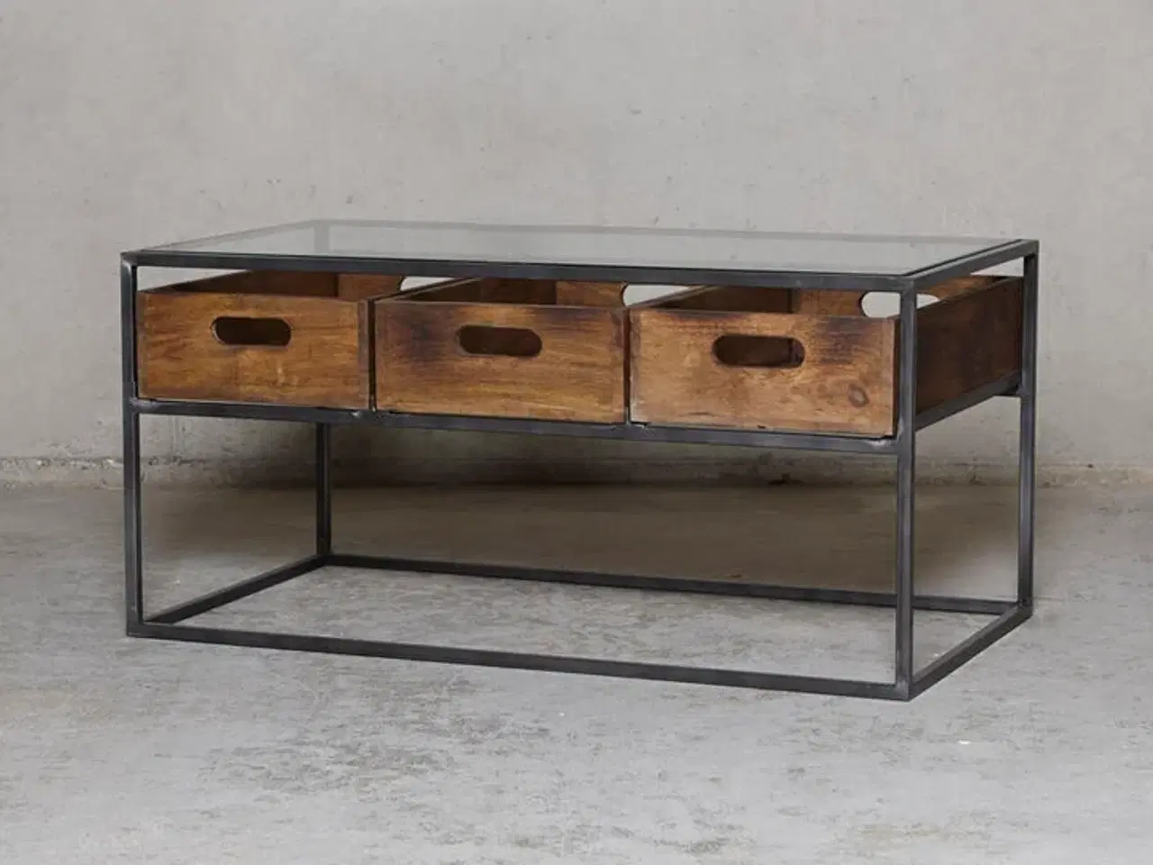 Billede 2 - Nyt SOFABORD GLAS-JERN