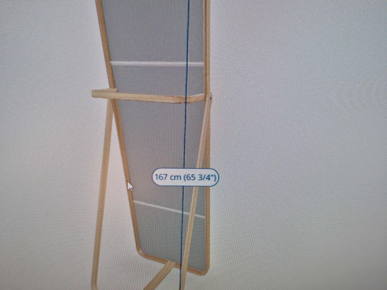 Billede 2 - Gulvspejl IKEA model Ikornnes, nypris 899,-