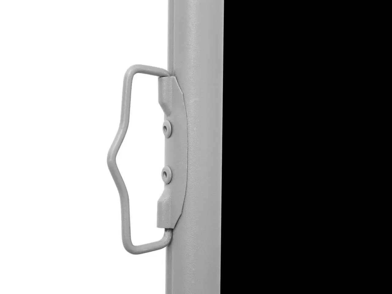 Billede 5 - Sammenrullelig sidemarkise 140 x 600 cm sort