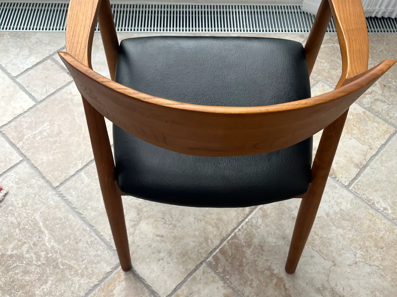 Billede 4 - Flot teaktræ stol - Giv et bud.