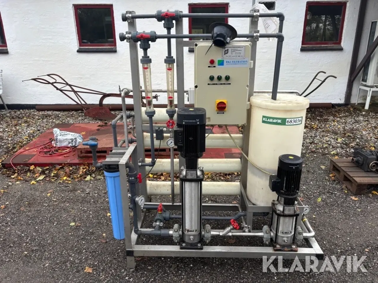 Billede 8 - Ultrafiltreringsanlæg Simon Moos Maskinfabrik NF til vand med kulfilter