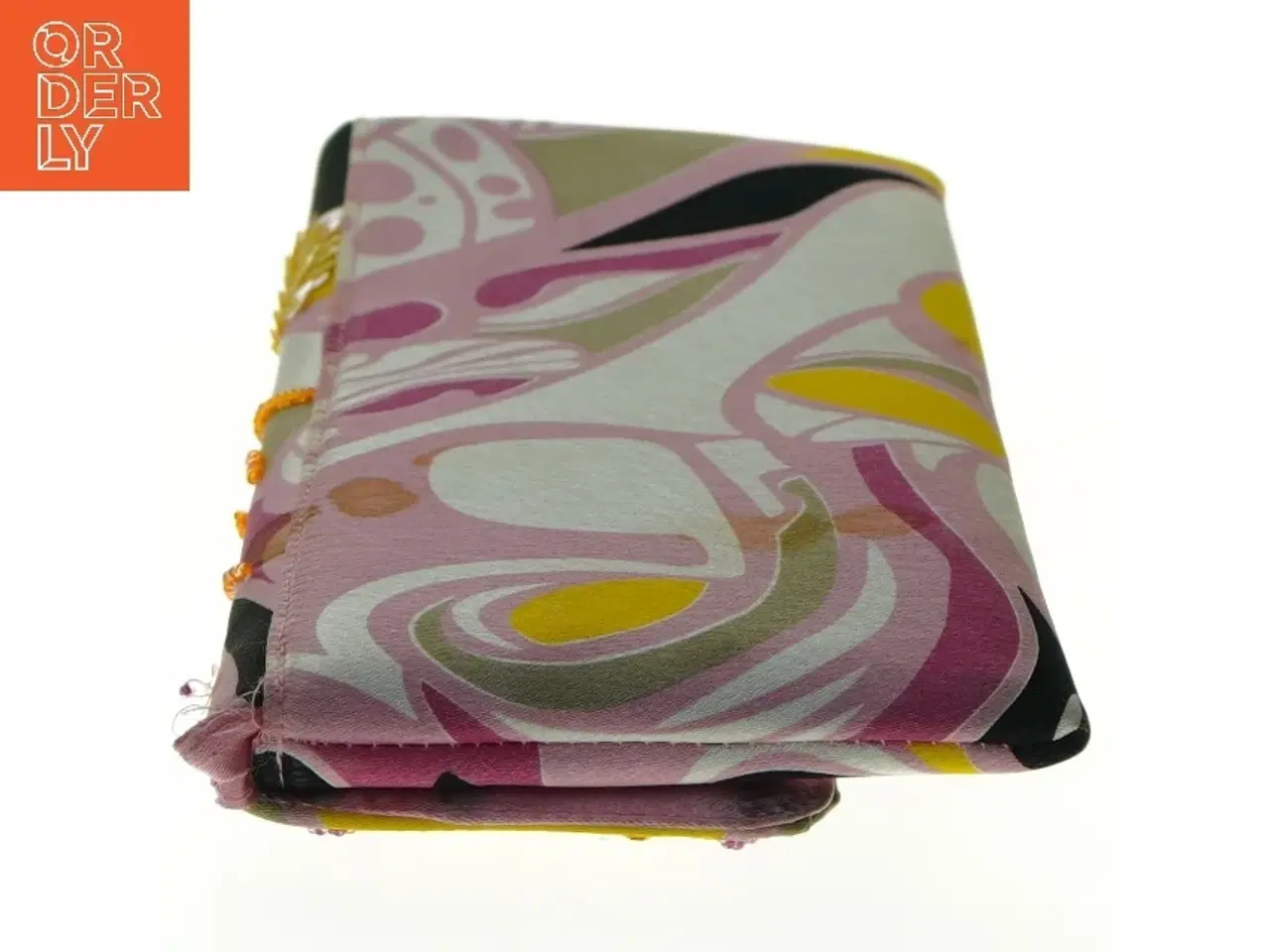 Billede 2 - Broderet pung med perler (str. 26 x 12 cm)