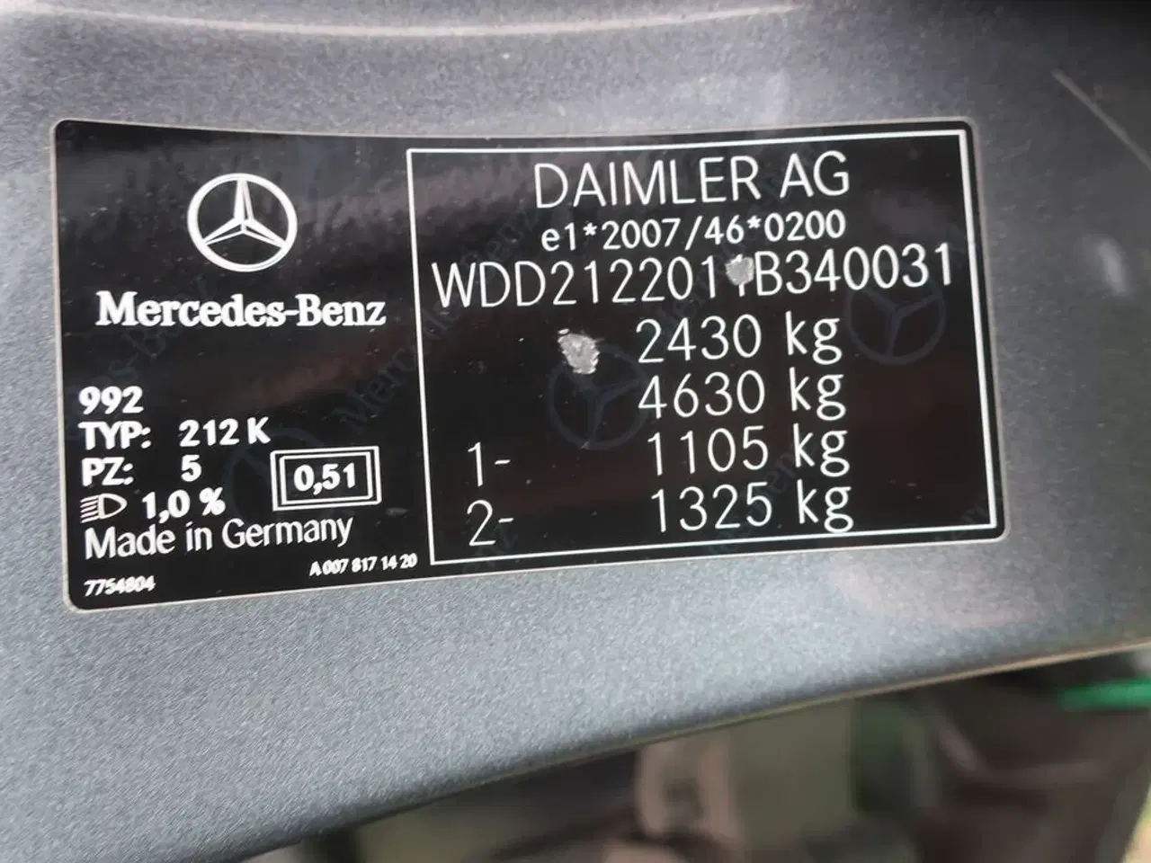 Billede 38 - Personbil MERCEDES E220 Bluetec diesel (momsfri)
