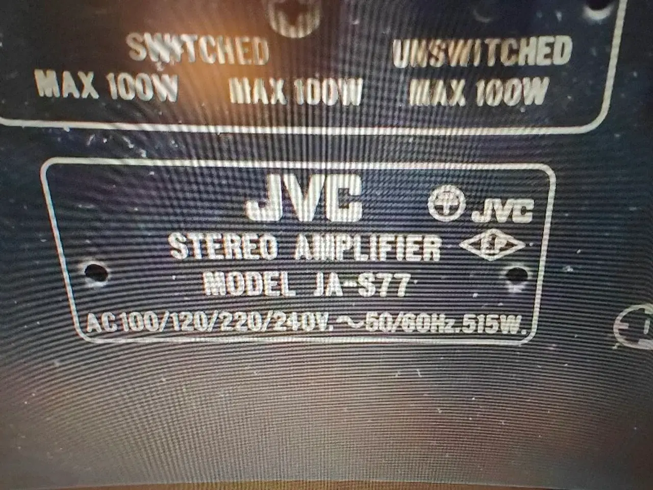 Billede 4 - JVC ja-s77 forstærker