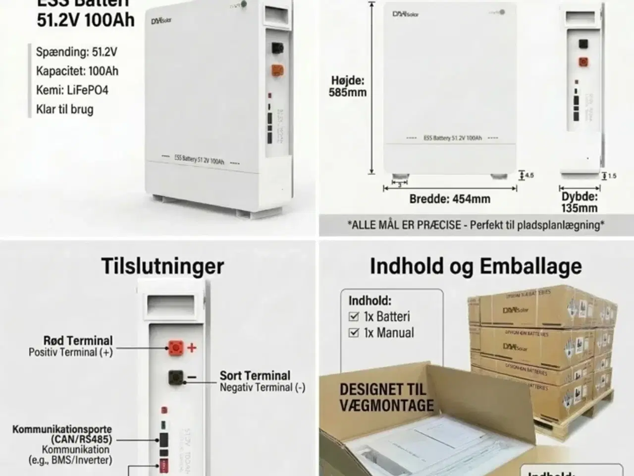 Billede 1 - 5 kwh Batterier til hjemmet eller virksomheden