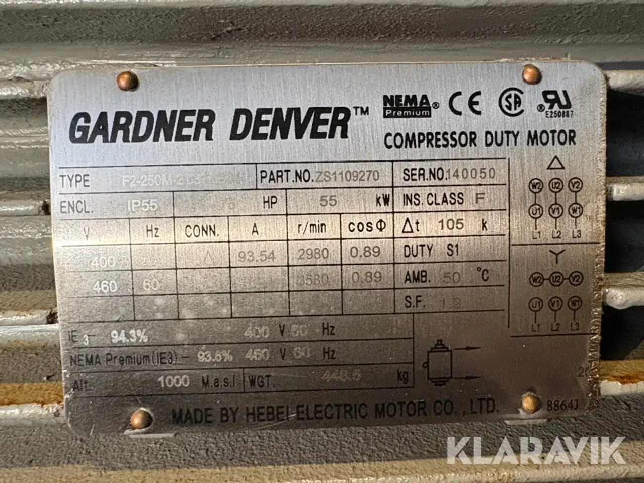 Billede 8 - Kompressorer Gardner Denver VS55-10A V2